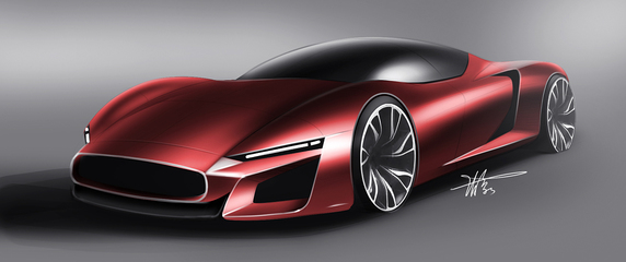 工業設計手繪PS汽車手繪渲染 零基礎系統教程